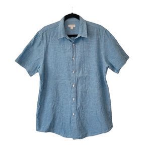 Sun+ Stone Blue Button Shirt